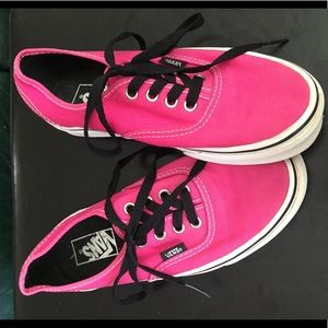 Neon Pink Original Vans